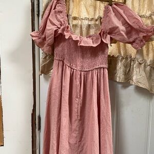 Off shoulder Dusty Rose XL Ladies dress